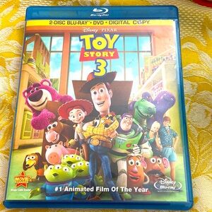5/$10❤️❤️❤️TOY STORY 3 DISNEY BLU RAY & DVD 4 pack